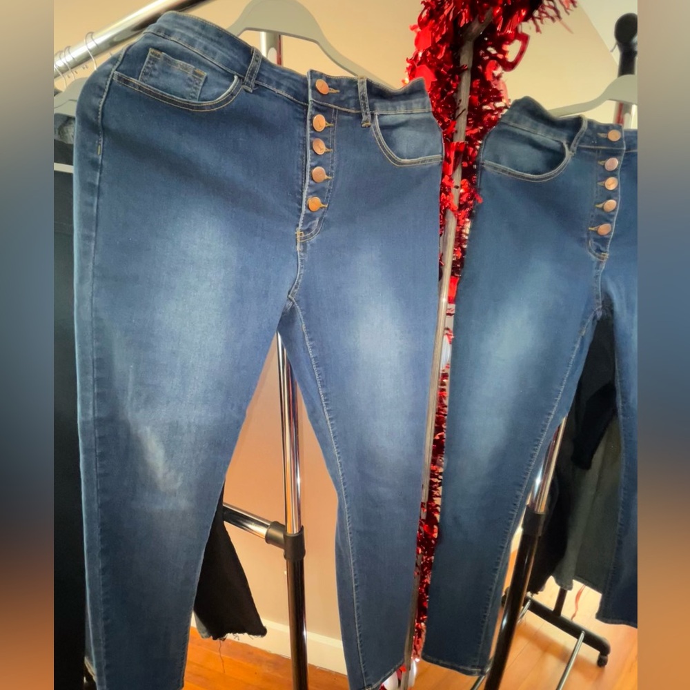 High rise jeans